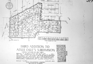 Atlee Ogles Subdivision 3rd Addition Plat Map